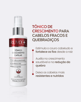 Tônico capilar RUVO - Fortalecimento dos Fios 100ml
