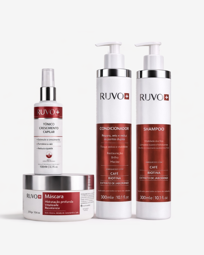 Kit Capilar Completo RUVO – Tratamento Total para os Fios