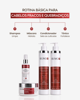 Kit Capilar Completo RUVO – Tratamento Total para os Fios
